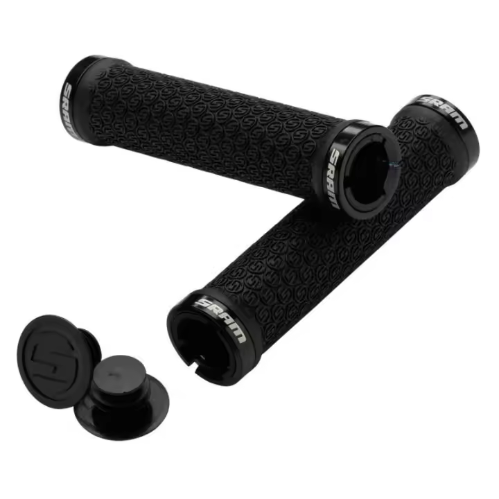 SRAM | Puños De Bicicleta Locking Double Clamp Negro - Juego de Puños Sram Locking Double Clamp.
Con doble acolchado para una mayor sensación de confort y protección.
Color: Negro. - 1