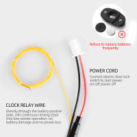 Reloj Digital Táctil Para Coche Barco Moto 12V/24V Pantalla LED Impermeable Panel Automotriz Material Plástico Y Metal - details 4