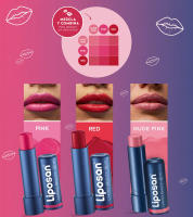 LIPOSAN Pack ahorro Lip&Ckeek Caring Beauty para Labios y Mejillas - Contiene colores rosa, nude y rojo - details 2