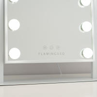 Flamingueo Espejo Maquillaje con Luz - Espejo Tocador 12 LED Tocador de Maquillaje con Luz 3 Modos Vanity Mirror Espejo Led Maquillaje Regulable - details 5