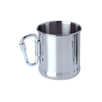 Taza De Acero Inoxidable Para Camping 250ml-500ml Con Mango Y Carabiner Para Senderismo Viajes Y Expediciones Al Aire Libre - details 5