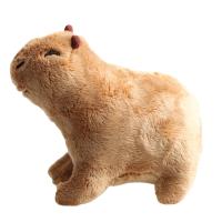 Muñeco De Peluche Capibara Papa Simulación De Anillo Suave Y Fluffy Para Niños Regalo De Cumpleaños Juguete De Algodón PP - details 2