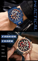 Reloj De Pulsera Deportivo MINI FOCUS Rojo Para Hombres Lujo Cronógrafo Cuarzo Con Correa De Silicona Manos Luminosas Fecha Resistente Al Agua - details 16