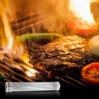 Tubo De Fumador De Acero Inoxidable Perforado Para BBQ Filtro De Malla Herramienta De Cocción a Calor Y Frío Espices Ahumadas - details 1