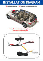 Cámara De Retrovisora Para CHEVROLET EPICA LOVA AVEO CAPTIVA CRUZE LACETTI MATIZ NTSC AHD Visión Nocturna Cámara De Apoyo Para Parqueo - details 12