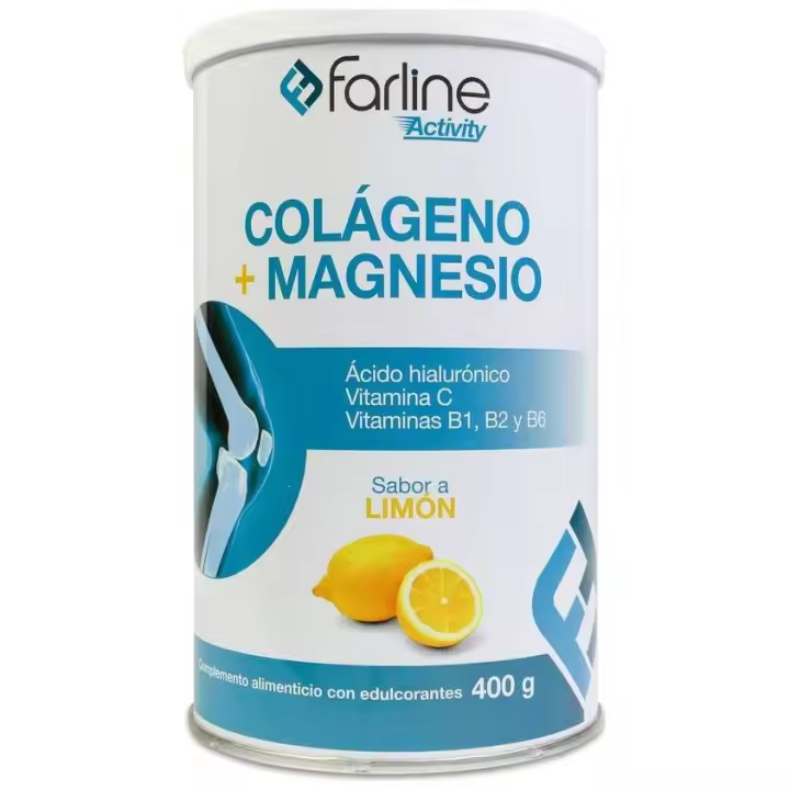 Farline Activity Colágeno Y Magnesio Sabor Limón, 400 G - 1
