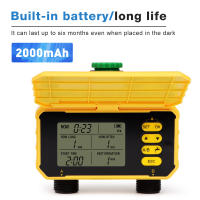 Temporizador De Riego Inteligente Solar WIFI Para Jardín Controlador De Válvula De Agua Digital LCD Sistema De Irrigación Automática 1/2 Camino - details 14