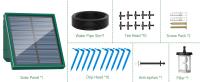Sistema De Riego Solar Para Jardín Y Balcones Con Riega Drip Automático Kit De Riego DIY Para Huerto Material Metálico - details 17