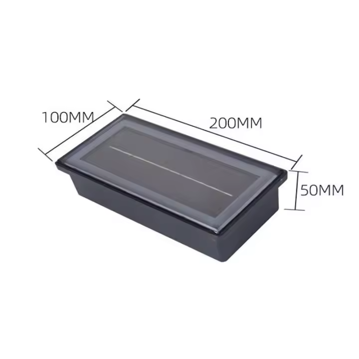 LEDBOX Foco empotrable Solar FOKUA LED 100X200mm CCT, 3000-4000-6000K. Iluminación exterior LED, Balizas Led exterior - 1