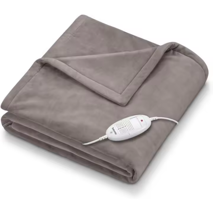 Manta Eléctrica BEURER HD75 Marrón Gris 80x130cm - 1