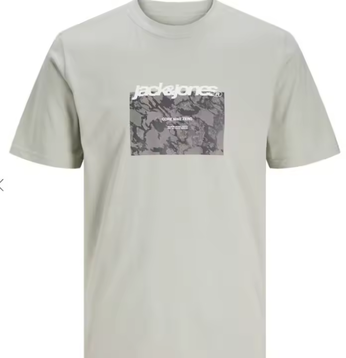 Camiseta JACK & JONES JCOTARMAC CAMO FRONT TEE 12273239 VERDE Verde - 1