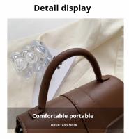Bolso De Hombro Para Mujer En Cuero PU Moda Cruzado Vintage Bolsos De Malla Cuadrada Bolso De Bocadillo Negro - details 22