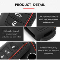 Funda De Llave De Coche En Silicona Protección Completa Para VW Volkswagen Polo Tiguan Passat Golf Jetta Lavida Skoda Octavia - details 6