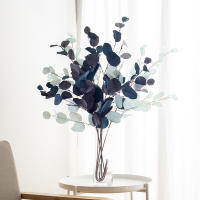 Kahaul Hojas De Eucalipto Artificiales En Seda Para Decoración De Fiestas Y Bodas Arreglo De Pared DIY Plantas Falsas De Largo Ramo Decoración Del Hogar - details 0