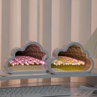 Lámpara De Ambiente Creativa Tulipán Nube Mar De Flores Luz Nocturna Transparente Regalo Para Amantes Decoración De Escritorio - details 1