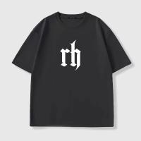 Camiseta De Algodón De Calidad Superior Para Hombres Verano 2025 Estilo Casual Impresión Grande Cuello Redondo Manga Corta Y2k Para Uso Diario - details 8