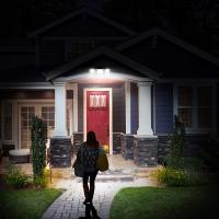 Lámpara Solar De Exterior Con Sensor De Movimiento 3-Head LED 74SMD Impermeable Para Jardín Y Pared Alta Brillante Con Inductor PIR Sensible - details 6