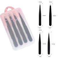 CNK Tijeras De Peluca De Acero Inoxidable Para Rociador De Cejas Rosa Puntiagudo Negro Herramienta De Belleza Para Maquillaje - details 7