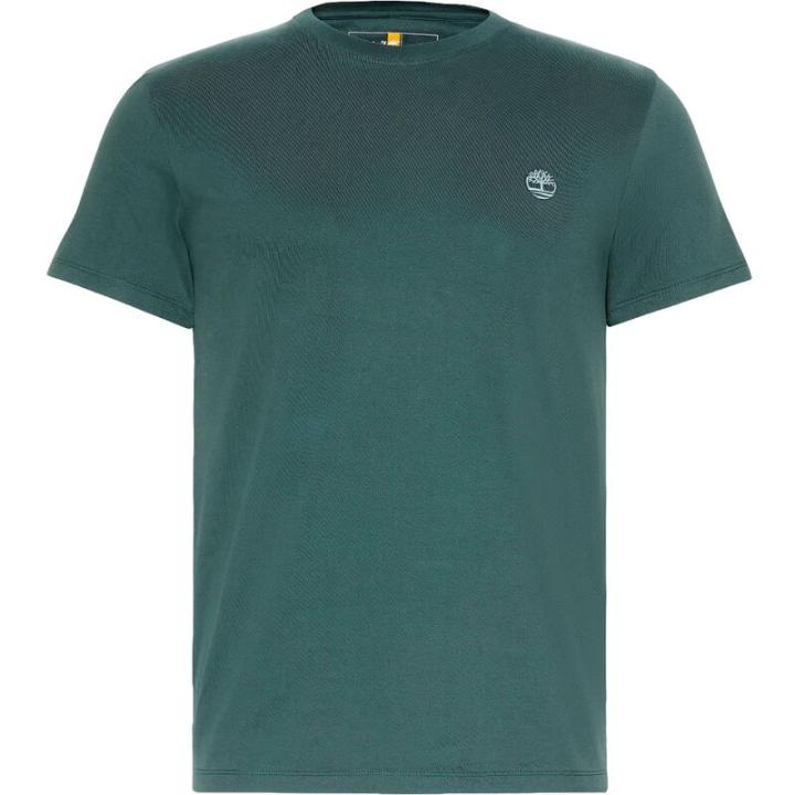 Camiseta Verde Timberland Dunstan River Short Sleeve Tee Green Diseño Moderno Y Ajustado