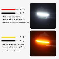 2PCS Lámpara De Señal De Espejo Retrovisor LED Para Coche 12V Flujo De Señal De Giro DRL Luz De Day Running Light Flexible Para Automóvil - details 5