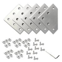 Juego De 100 Piezas De Tornillos Deslizantes M3 M4 M5 Para Perfiles De Extrusión De Aluminio 20 Series Material Carbono Acero Galvanizado - details 8