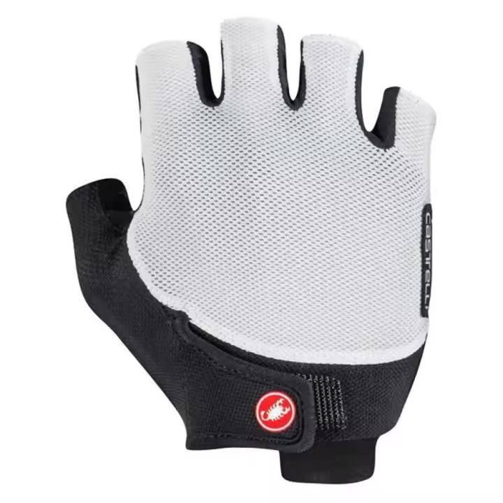 Castelli Guantes Cortos Endurance Blanco,Gris - 1