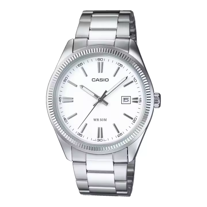 Reloj Casio MTP-1302PD-7A1VEF Analogico, esfera blanca Unisex Esfera Blanca - 1