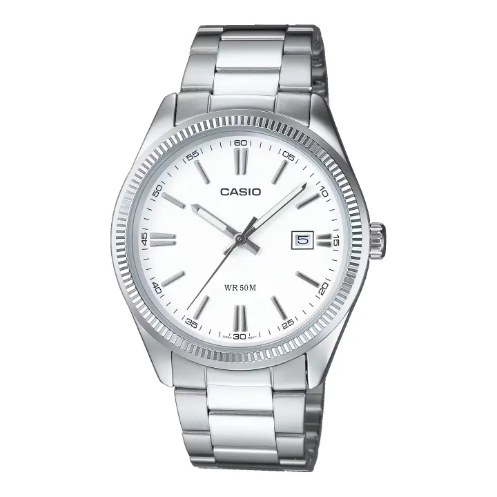 Reloj Casio MTP-1302PD-7A1VEF Analogico, esfera blanca Unisex Esfera Blanca - 1
