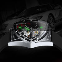 Reloj Mecánico De Lujo Para Hombre WINNER Deportivo Con Esqueleto Luminoso Y Correa De Goma Resistente Al Agua Y Al Shock - details 1