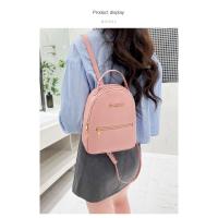 Mochila Mini Coreana Para Mujeres Bolsas Pequeñas Casual De PU Con Lining De Poliéster Bolsa De Hombro Para Damas - details 10