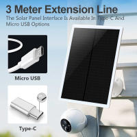 Panel Solar 5V6W 6V3W Micro/Type-C Para Carga De Baterías Sistema De Celulas Solares DIY De Polisilicona Para Camping Al Aire Libre - details 4