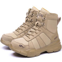 Botas De Trabajo Indestructibles Para Hombres Zapatos De Seguridad Con Punta De Acero Antipinchazos Antideslizantes Tácticas Para Hombres Y Mujeres - details 6