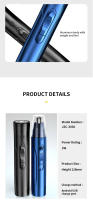 Trimmer De Pelo Nasal Eléctrico Potente Para Hombres Y Mujeres Motor De Alta Torque Y Bajo Ruido Ideal Para Eliminar Pelo De La Nariz Y Orejas - details 2