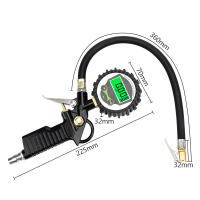 Medidor De Presión De Neumáticos Para Coche Con Inflador De Aire Adaptador EU Monitor De Inflación LCD Digital Para Motocicleta Y Bicicleta - details 3