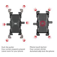Soporte para teléfono móvil con bloqueo Automático para motorceta y Bicicleta Eléctrica, color Negro - details 2