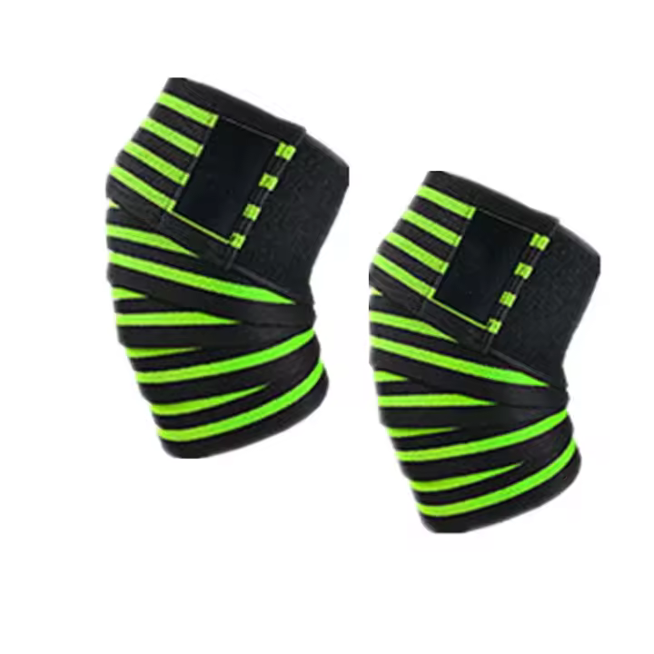 Pareja De Almohadillas De Rodilla Para Gimnasio Ejercicio De Levantamiento De Pesas Fitness Sentadillas Protección Rodilla Elástica Para Entrenamiento - 1
