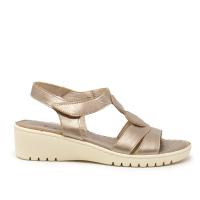 CALZAZUL 672/12_B Sandalias planas de Mujer 32513 24V SANDALIA VELCRO CIRCULOS BRONCE - details 2