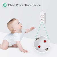 Aigostar Regleta alargador de 2/3/4/6 enchufes con cable de 1.5/3 metros,color blanco - details 2