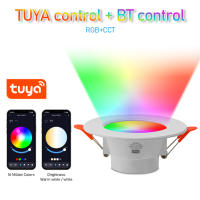 Tuya Bluetooth LED Downlight 10W/15W Luz De Techo Inteligente RGB CW+WW Dimmable Lámpara Spot LED Revestida Con PVC Para Foyer - details 2