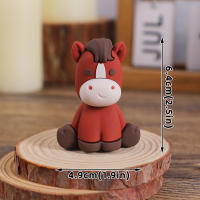 Decoraciones De Cumpleaños Para Pastel Con Topper De Animales Del Hogar De Piedra Madera Yaks Ponis Ovejas Cerditos Pollos Para Niños Y Niñas - details 14