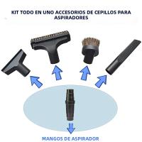 Accesorio De Máquina De Aspiradora Convertidor De Varios Capas Con Cabeza De Conversión Multifuncional De Diámetro Variable Universal - details 1