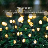 Cadena De Luces Solares Impermeable De 300 LED Para Jardines Bodas Fiesta De San Valentín Navidad Árbol De Navidad Hogar 8 Modos - details 1