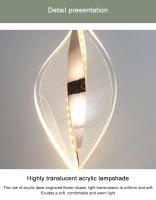 Lámpara Colgante Geométrica De Acrílico Moderna Para Decoración De Hogar Y Restaurantes Iluminación LED Para Dormitorio Y Sala De Estar - details 7