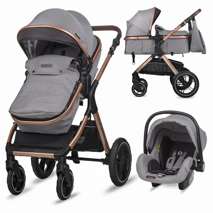Carrinho de bebé 3in1 Coccolle Melora Monlit Grey - 1