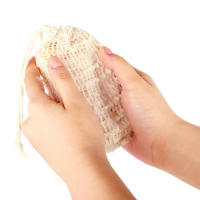 Bolsa De Malla Para Ducha Y Baño Exfoliante Saver De Jabón 5/1Pcs Accesorio De Baño Con Soporte De Red Para Jabón - details 2