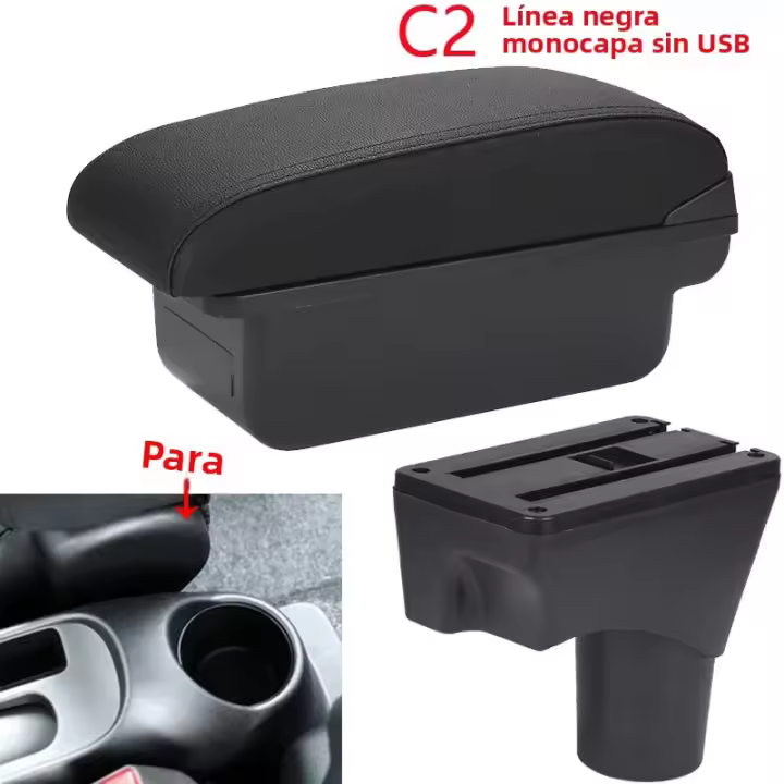 Caja De Reposabrazos Para Nissan Sunny Y March Micra K13 Accesorios De Coche Retrofits PU Cuero / Plástico ABS Adecuado Para 2010-2022 - 1