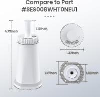 Paquete de 4 filtros de agua para la máquina de café Sage-Filtros de agua para Sage Barista Express Pro Touch 2025- - details 1