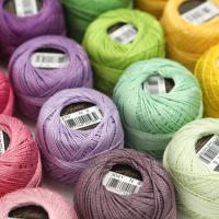Hilos De Perla De Algodón Amo Set De 54 Colores Tamaño 8 Para Crochet Bordado Artesanía Revestimiento Aplicación 5 Gramos Bola 43 Yardas Larga - details 2