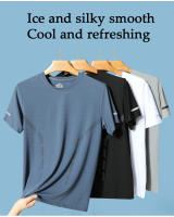 Camiseta De Correr Para Hombre Transpirable Elástica Verano Top De Gimnasio Fitness Corta Deporte Gris Azul Negro Blanco Tallas M-5XL - details 2