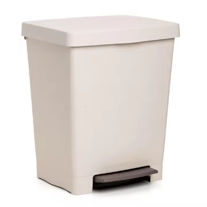Cubo pedal ecohome 21 l beige - 1
